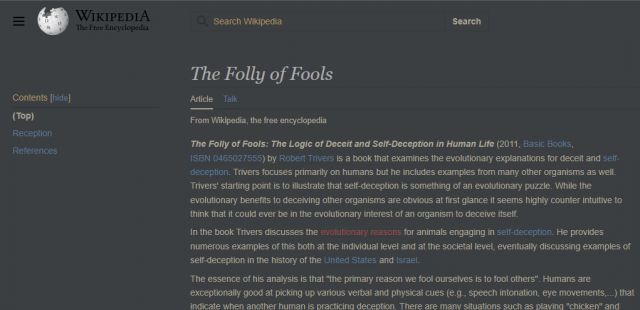 Modo oscuro de Wikipedia: una extensión de Chrome para una lectura más cómoda