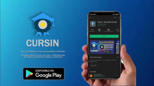 Cursin App, la aplicación que ayuda a quienes no pueden comprar cursos